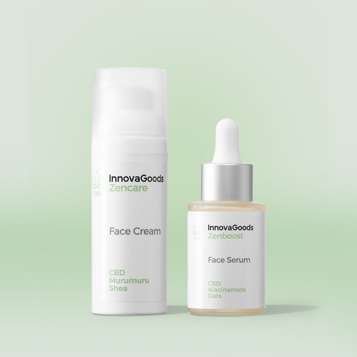 Face Moisturising Duo Pack CBD InnovaGoods